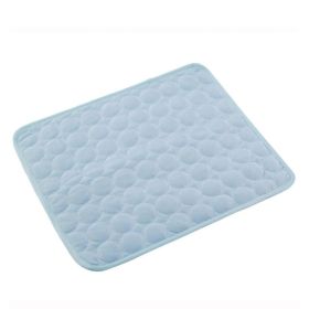 Summer Comfort Breathable Ice Silk Bed For Your Furry Friend (Option: Blue)