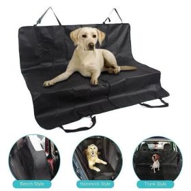 Extra Large Car Cushion, Portable Protective Pad With 4 Handles, Foldable Travel Gadget, Interior Dirt-resistant Mat, Waterproof, Universal For D (Option: BLACK)